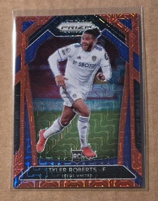 2020 Panini Prizm Premier League Red Tyler Roberts Rookie /135 Leeds