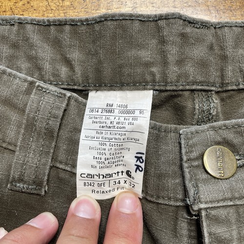 Carhartt Cargo Hose Größe 32x30 Braun Relaxed Fit Ripstop B342 DFE - Bild 3 von 7