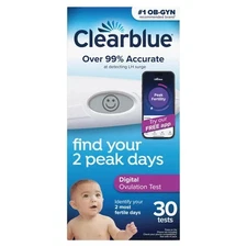 Clearblue Digital Ovulation Test Kit - 30 Tests -Early Detection - Exp 2/2027