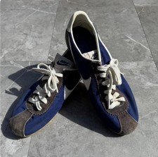 80s Nike Cortez Vintage Athletic Shoes Blue White 1980s Size 8.5 810507CH