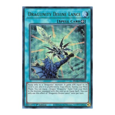 Yu-Gi-Oh TCG BLG-DE113 UR Dragunity Divine Lance Battles of Legend: Glorious Ga