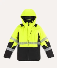 New Truewerk S4 Tower Parka Hi-Vis Men's Yellow Heavy Duty Large MSRP $249