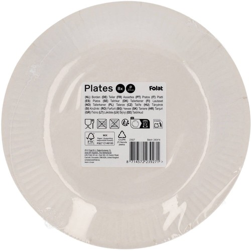 Mermaid Magic Paper Plates - 23cm (Pack of 8) - Picture 3 of 3