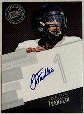 2014 Press Pass - Signings James Franklin #PPS-JF Silver (AU, RC) Rookie Auto