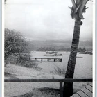 c1940s Pearl Harbor Hawaii US Navy Battleship Row 5" Snapshot Photo Military WW2