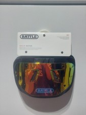 Battle Back Plate Football Back Pad Iridescent Gold Padded Foam All Positions