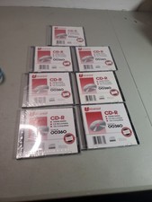 7- Universal 80 minute 700MB 12x  In Sealed Cases Blank CD-R Disc