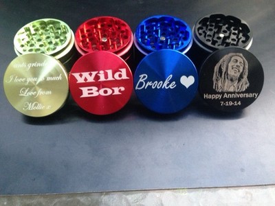 4PC WHOLESALE 300/qty 55mm Herb Grinders Assorted Colors Available Herb Crusher