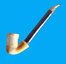 Grande pipa fumatore antica collezione schiuma di mare tabacco