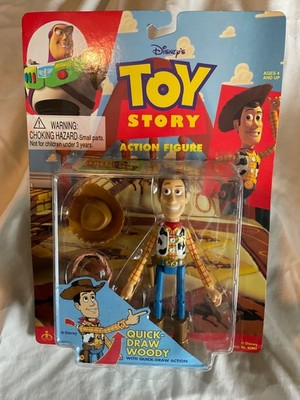 Vintage Toy Story Quick Draw Woody Figure 1995