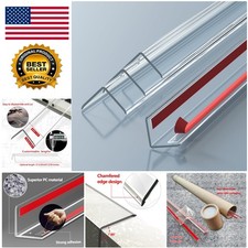 Versatile Wall Corner Protector - 31.5in, 4PCS Clear Adhesive for Any Surface