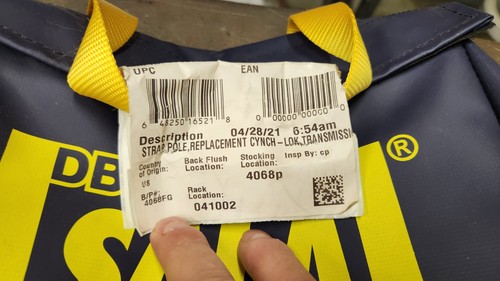 3M Sala DBI 1200111 Cynch Lok Power Pole Climbing Strap Fall Protection. NEW - Picture 6 of 6