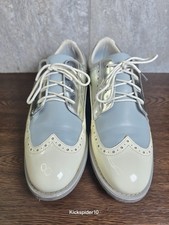 G/Fore Gallivanter Baroque Wingtip Golf Shoes Women's Size 10.5 Color Shark Skin