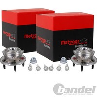 2X Metzger RADLAGER-SATZ Vorne Passend FÜR Chevrolet Cruze Orlando Volt Opel