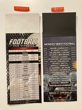 NFL 2026 SAN FRANCISCO 49ERS PARTIAL MAGNET SCHEDULE DATES, TIMES + MONDAY GAMES