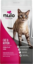 Dry Cat & Kitten Food Chicken & Cod Recipe Natural Grain-Free 14 lb Bag 4.43 per pound