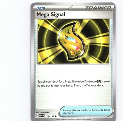 Mega Signal - Uncommon ME01: Mega Evolution 121/132 NM Pokemon