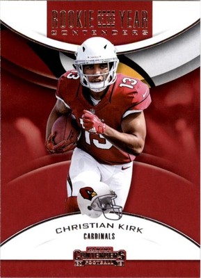 2018 Panini Contenders Rookie of the Year Contenders #16 Christian Kirk - FB