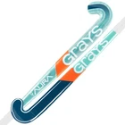 2026/27 Grays Aura GT Wooden Hockey Stick - Navy/Teal - Junior - Free P&P