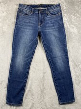 Lucky Brand Women's Jeans Ava Mid-Rise Crop - Size 6 Dark Wash