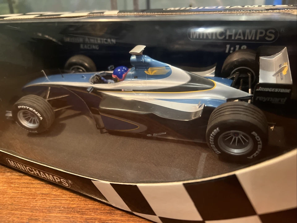 1/18 MINICHAMPS F1 180 990120 BAR 01 SUPERTEC TESTCAR J.VILLENEUVE  1999 - Image 4 of 4