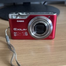 Casio EXILIM EX-H10 12.1MP 10x Optical Zoom Compact Digital Camera Red