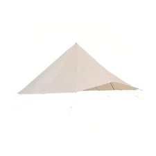 16.4FT Bell Tent Rain Cover Protector, Beige, Waterproof, Oxford Nylon, Yurt ...