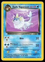 Dark Vaporeon 45/82 Team Rocket Uncommon