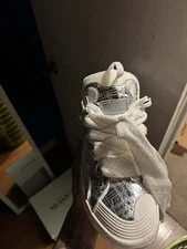 Lanvin Curb Crinkled Metallic.Size 8.5 in mensAccepting reasonable offers