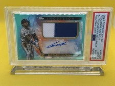 2024 Topps Inception - Inception Auto Patch Ceddanne Rafaela #APC-CR /50 PSA9