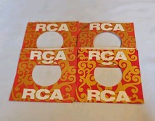45 RPM 7" RECORD SLEEVES CO. SLEEVE 4 PACK SEE PHOTO RCA Records SLV379