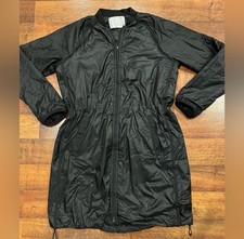 Athleta Summit Insulated Primaloft Parka Packable Coat Black size small