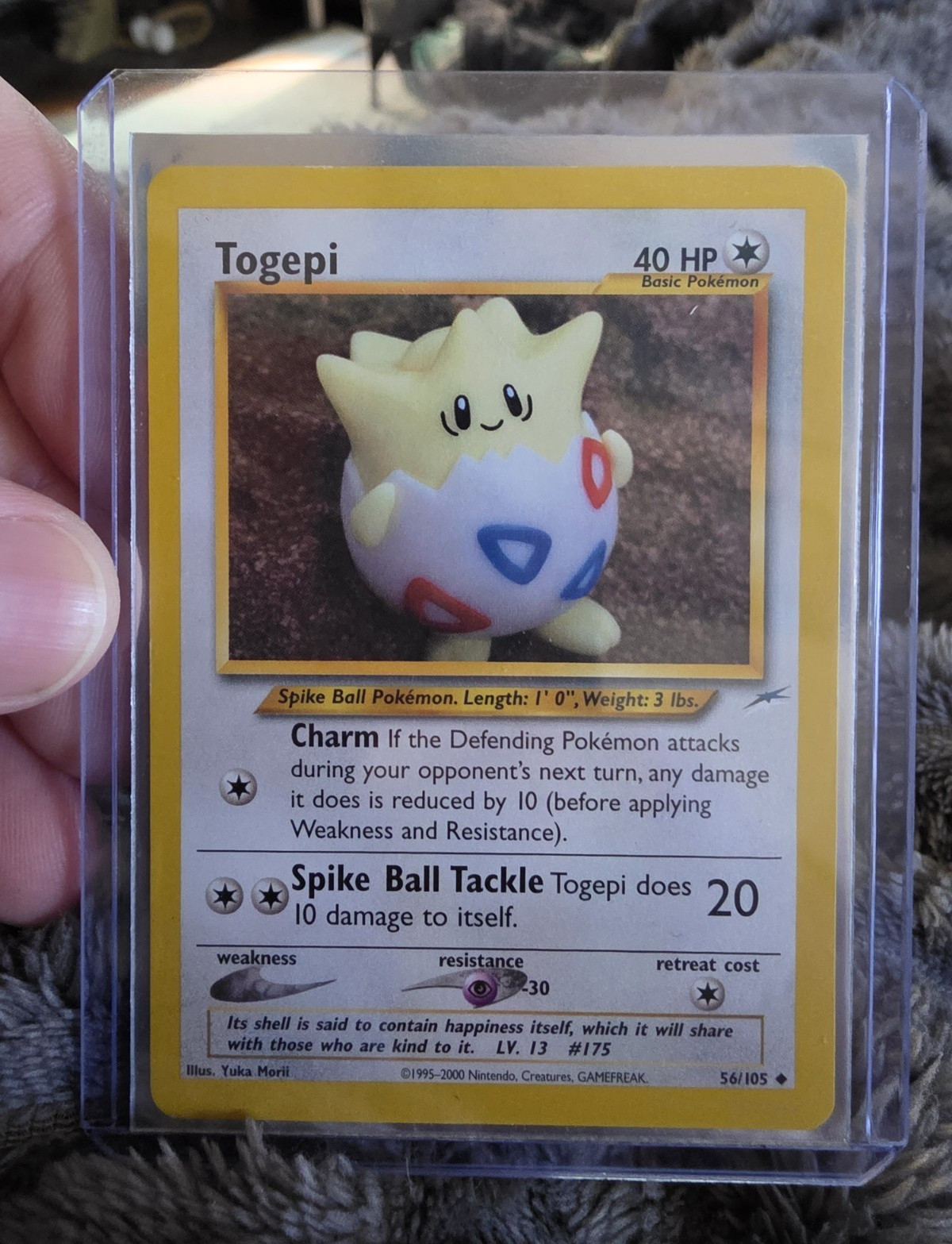The Pokémon Company Togepi 56/105 Neo Destiny Uncommon Regular Unlimited English