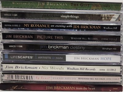 Lot Of 9 Jim Brickman New Age Pop CD's - C180