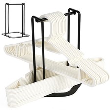 Portable Hanger Organizer Rack, Hanger Storage Stacker Holder Caddy for Close...