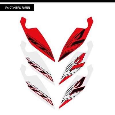 For Zontes 703RR 703 RR Motorcycle Front Headrest Decorative PVC Stickers 2025-