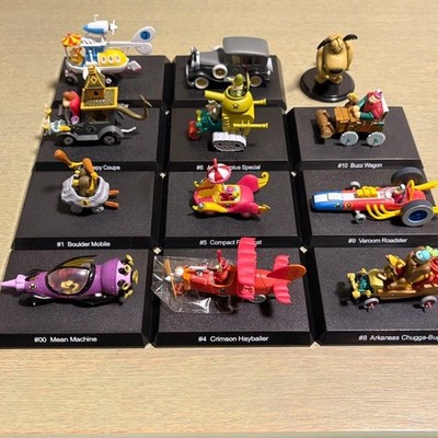 KONAMI Wacky Races Cartoon Classics Vol 1 & 2 Complete Set 12 Figures