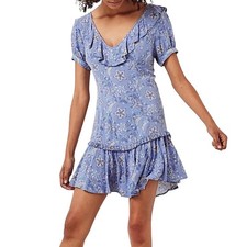 Spell & the Gypsy Celestial Play Dress Chambray EUC