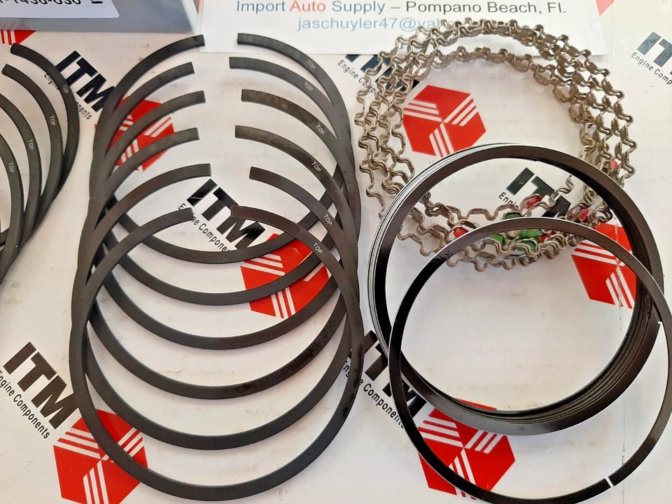 69-75 Volvo 164 3.0 B30 Motor y Volvo Penta AQ170A, B, C, Juego de anillos de pistón +.030 Foto 3 de 3