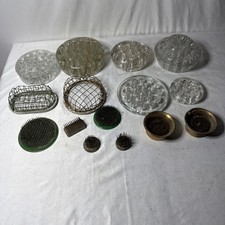 Vintage Flower Frogs Glass, Metal, Cage Lot Of 15