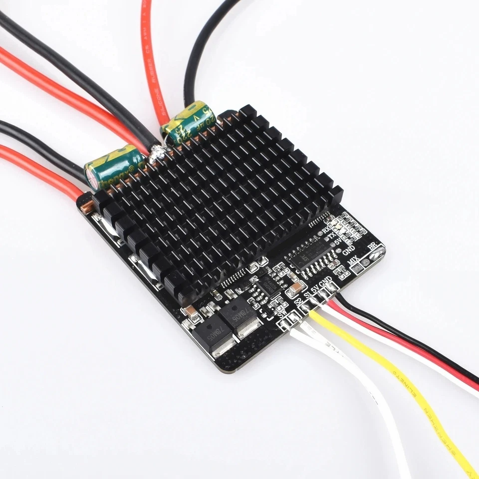 2-Wege RC Motor Geschwindigkeitsregler 40A ESC Regler Bidirektional RC Auto - Bild 3 von 4