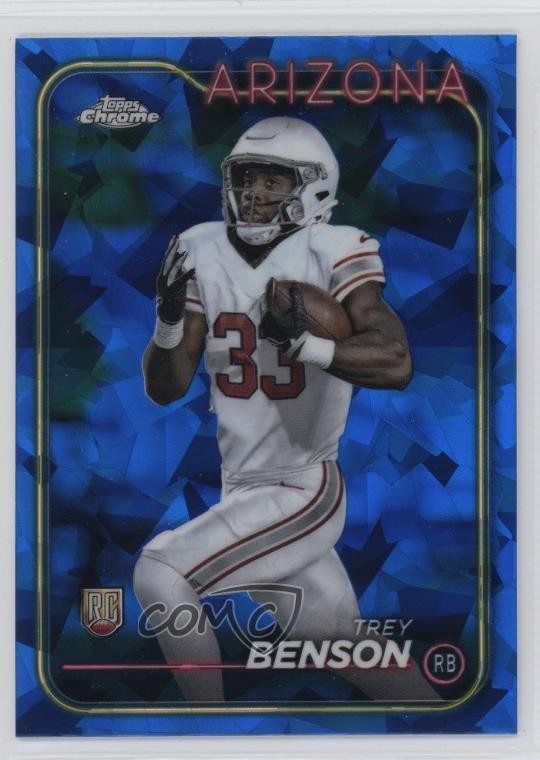 2024 Topps Chrome Sapphire Rookies Trey Benson #214 Rookie RC 1k9t