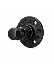 Black Industrial Cast Iron Wall hook Coat Robe Bathroom Kitchen Towel Heavy Duty