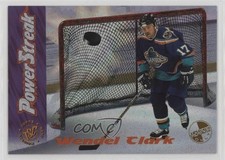 1995-96 Topps Stadium Club Power Streak Members Only Wendel Clark #PS8 jg3
