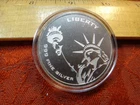 Liberty Freedom Design 1 Oz .999 Fine Silver Bullion Round - No Reserve