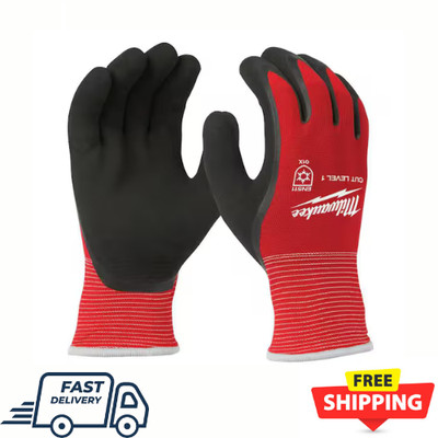 Milwaukee 48-22-8911 Cut Level 1 Insulated Winter Work Gloves - Size Medium