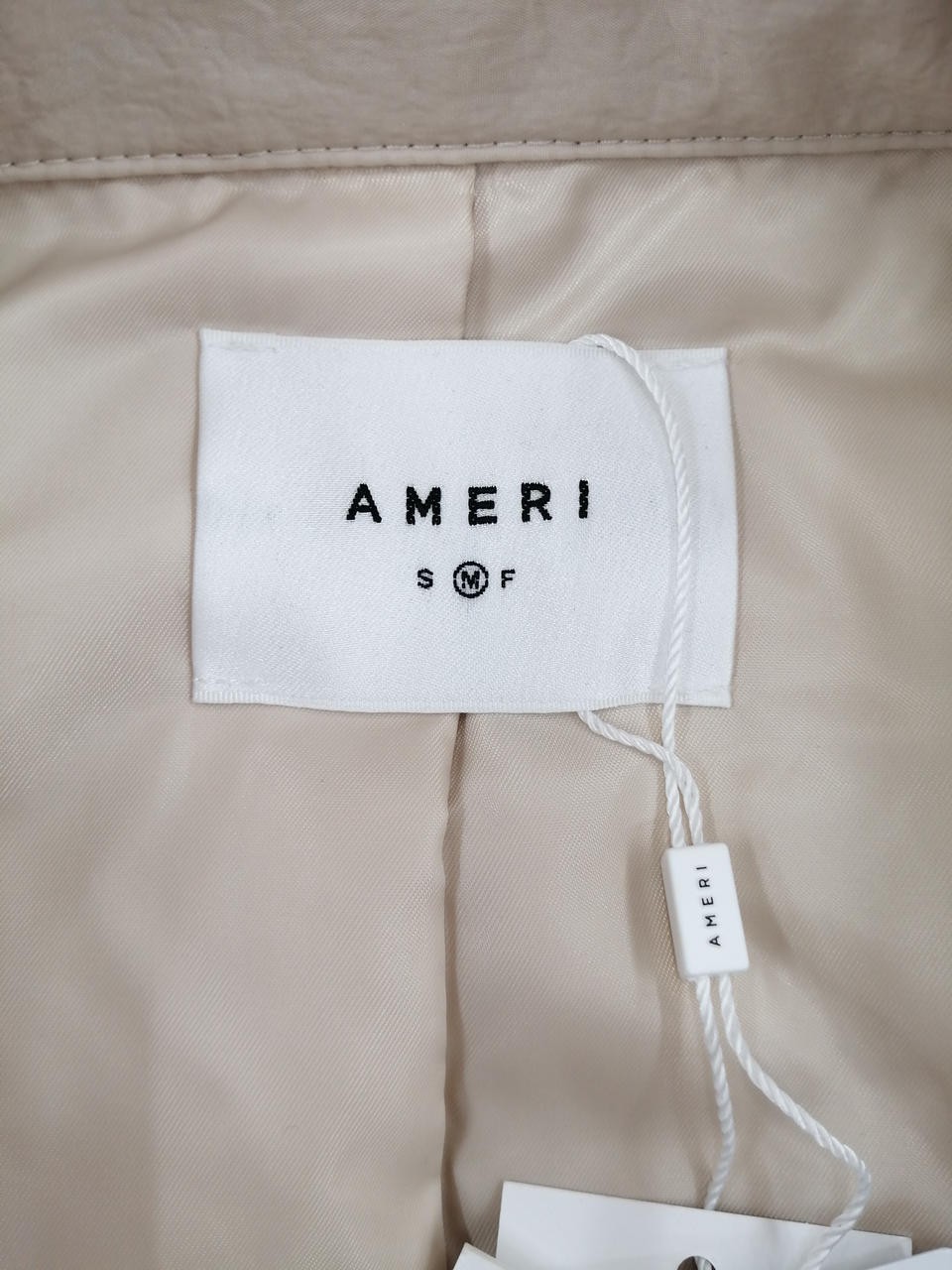 Ameri Beige 01220730070 Down Jacket Size M - image 3