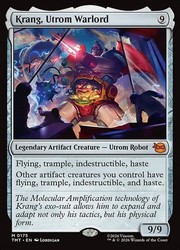 Krang, Utrom Warlord (Foil) - Teenage Mutant Ninja Turtles - MTG Mythic Rare #175/343