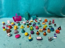 Lot 50 Shopkins Figures Baskets Food Shoes B