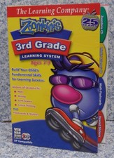 Video Game PC Zoombinis 3rd Grade Learning System age 7-9 Mac NEW SEALED BOX